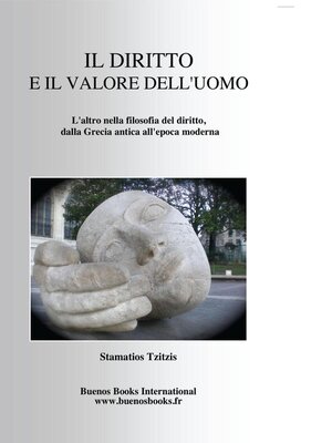 cover image of Il Diritto E Il Valore Dell'uomo, L'altro Nella Filosofia Del Diritto, Dalla Grecia Antica All'epoca Moderna
